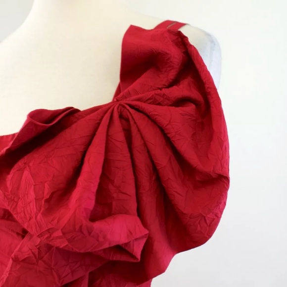 Nanette Lepore Unwrap Me Ruched Cocktail Dress - Picture 7 of 8